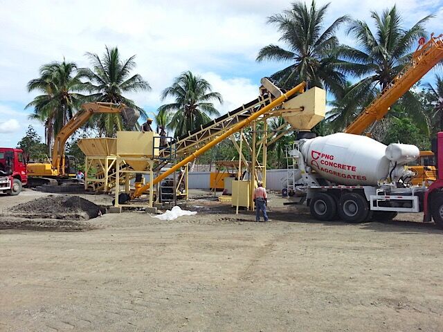 dry mix batching plant in PNG