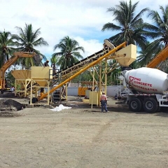 planta de mistura concreta seca