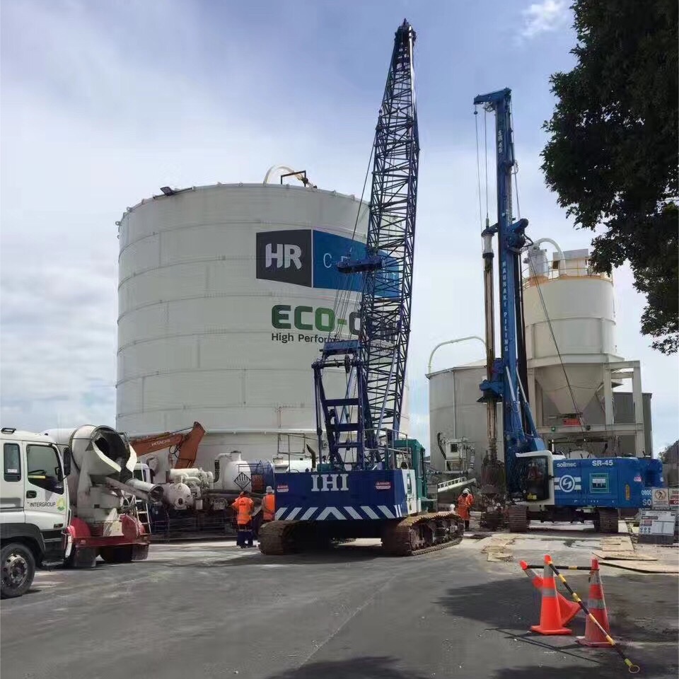 Silo de trânsito de cimento 2000t na Nova Zelândia